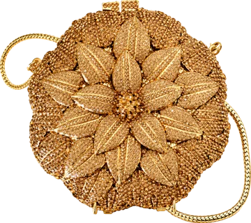 Clutch Flor dourada