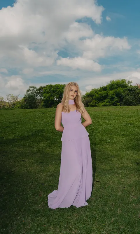 Vestido Valencia, lavanda, da coleção Summer Muse.